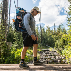 Casquette anti-uv bébé - Buff -- Huambi Navy