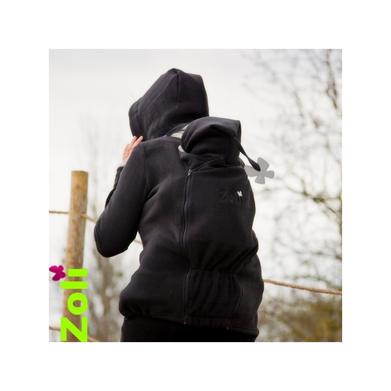 Veste de portage polaire Zoli avec Capuche Pack Trio Perle