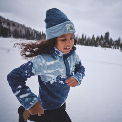 Polaire enfant - Columbia - Helvetia - Crushed blue sisters