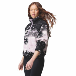 femme de profil avec Polaire femme Helvetia - Columbia - Shale purple