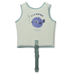 Gilet de natation Dove - Liewood - Peppermint / Sandy dos