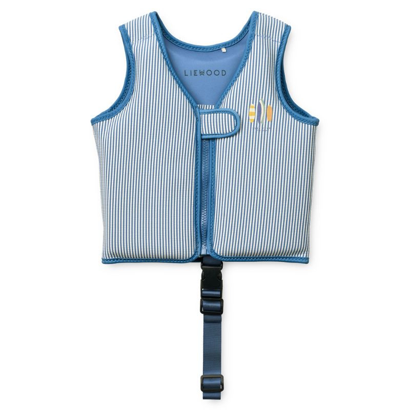 Gilet de natation Dove - Liewood - Y/D stripe Riverside / Creme de la creme