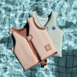 Gilet de natation Dove - Liewood - stripe Pale tuscany / Creme de la creme
