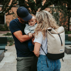 Sac à dos Wanaka - MeroMero - Sable / Brown Leather