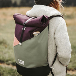 Sac à langer Squamish Pocket - Mero Mero - Aubergine /