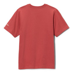 T-shirt randonnée enfant Valley Creek - Columbia - Washed Red, Cozy