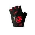 Gants courts vélo enfant - Haven - Rouge/Noir