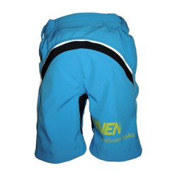 Short VTT enfant - Haven - Blue/Green dos