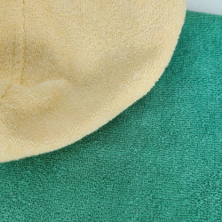 Poncho de bain Poule Party - Citron