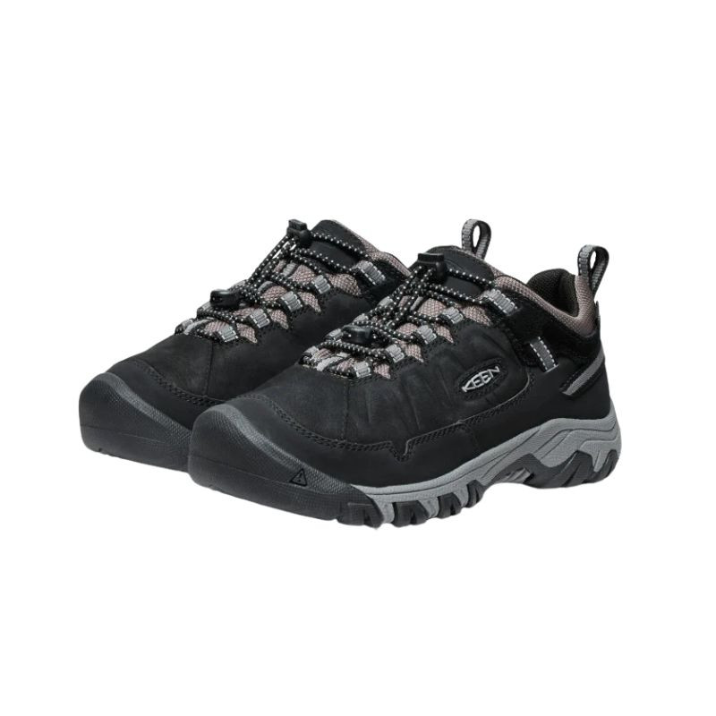 Chaussure randonnée enfant imperméable - Targhee Low WP - Keen - Black /Steel Grey