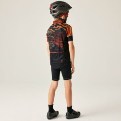 Maillot de vélo enfant Dynamite - Dare2b - Black Graffiti