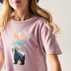 T-shirt enfant Trailblazer - Dare2b - Mauve Shadow zoom