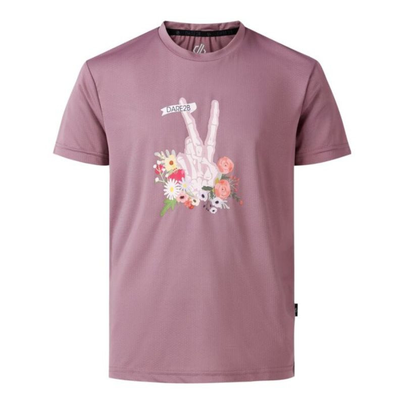 T-shirt respirant enfant Amusing - Dare2b - Mauve Shadow