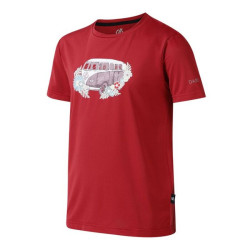 T-shirt respirant enfant Amusing - Dare2b -  Claret