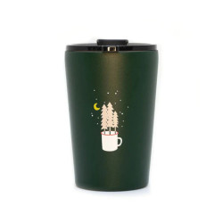 Mug isotherme Inox Let's go to the Roadtyping