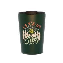 Mug isotherme Inox Let's go to the trees - Roadtyping
