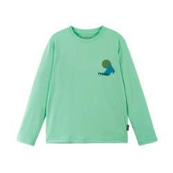 T-shirt manches longues anti-insectes enfant Inista - Reima - Fresh mint Wild