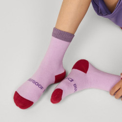 Chaussettes enfant anti-tiques et insectes Karkotin -  Misty Violet