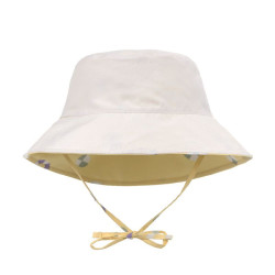 Chapeau anti-UV bébé réversible - Lassig - Bouée jaune