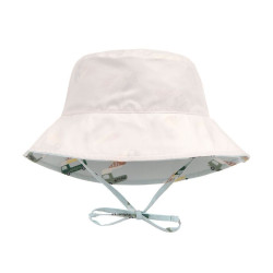 Chapeau anti-UV bébé réversible - Lassig - Camion de glace illusion