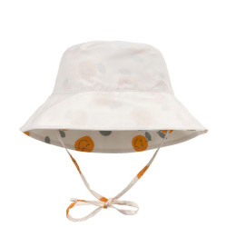 Chapeau anti-UV bébé réversible - Lassig - sel marin