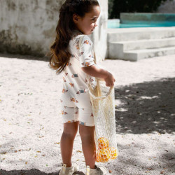 Combinaison bébé anti-UV - Lassig - Beach Chien orange