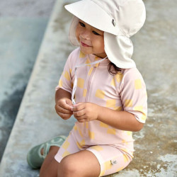 Combinaison bébé anti-UV - Lassig - Motif damier