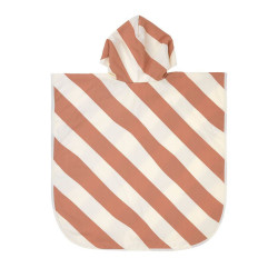 Poncho microfibres bébé - Lassig - Terre/sel