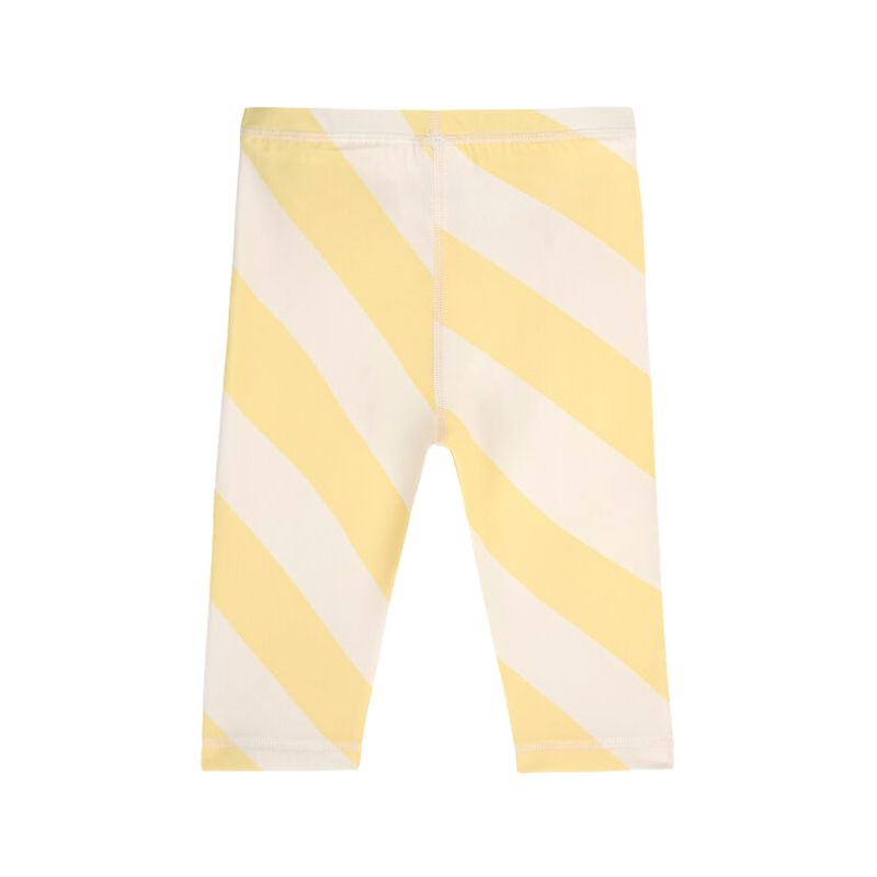 Maillot short et couche intégrée - Lassig - jaune pâle/sel marin