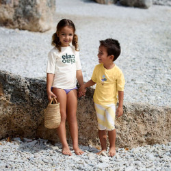 Maillot short et couche intégrée - Lassig - pâle/sel marin