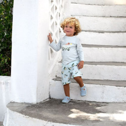 Short de bain enfant anti-UV - Lassig - Crocodile bleu