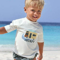T-shirt de bain anti-uv bébé - Lassig - Chameau