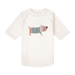 T-shirt de bain anti-uv bébé - Lassig - Beach Chien sel marin