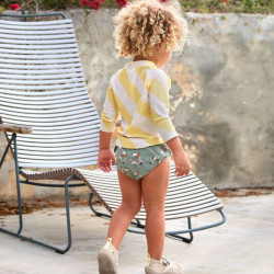 Lycra bébé manches longues - Lassig - /sel marin