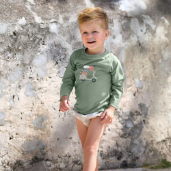 Lycra bébé manches longues - Lassig - Scooter/Chien