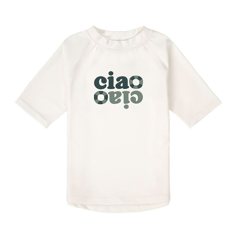 T-shirt de bain anti-uv enfant - Lassig - Vert/sel marin