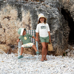 T-shirt anti-uv enfant - Lassig - Vert/sel marin