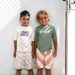 T-shirt de bain anti-uv enfant - Lassig - Violet/ marin