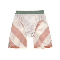 Short de bain enfant - Lassig - Rayures terre/sel