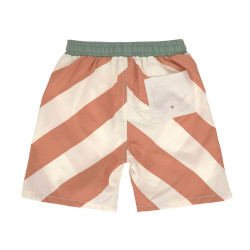 Short de bain enfant - Lassig - Rayures terre