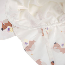 Casquette protége nuque anti-uv bébé - Lassig - Ice Cream sel marin