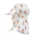 Casquette protége nuque anti-uv bébé - Lassig - Ice Cream/Chien sel marin