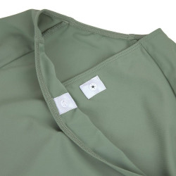 Maillot de bain 1 pièce manches courtes anti-UV - Lassig - Vert zoom