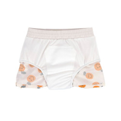 Short de bain bébé court anti-UV - Lassig - Orange sel