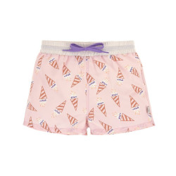 Short de bain bébé court anti-UV - Lassig - Ice Cream rose pâle