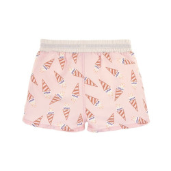 Short de bain bébé court anti-UV - Lassig -Cream rose pâle