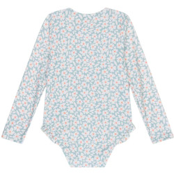 Maillot de bain protecteur enfant - Anti UV manches longues - Swim Essentials - Florish de dos sans volant