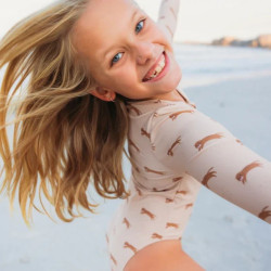 Maillot de bain enfant - Anti UV manches longues - Swim Essentials -