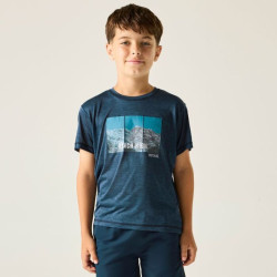 Tee-shirt respirant - Regatta - Navy Marl