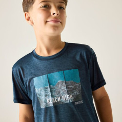 Tee-shirt respirant Alvarado - Navy Marl